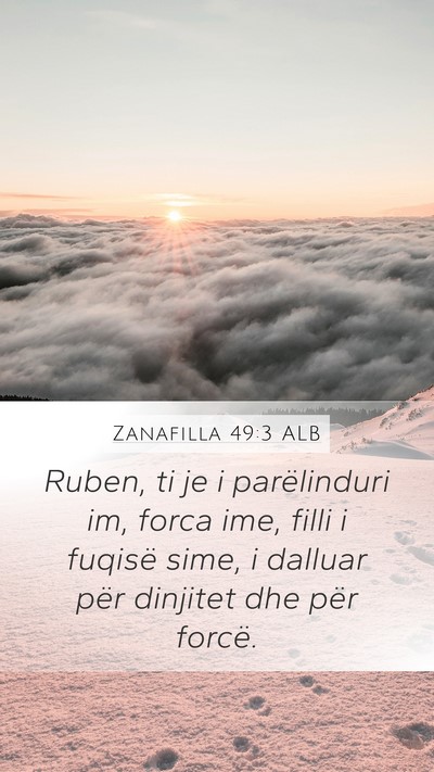 Zanafilla 49:3 ALB Bible Verse Image
