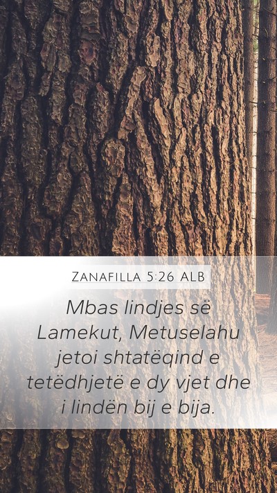 Zanafilla 5:26 ALB Bible Verse Image