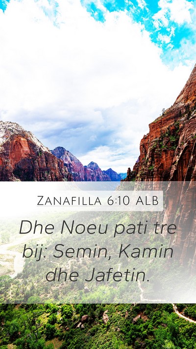 Zanafilla 6:10 ALB Bible Verse Image