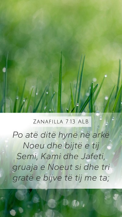 Zanafilla 7:13 ALB Bible Verse Image