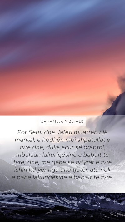 Zanafilla 9:23 ALB Bible Verse Image