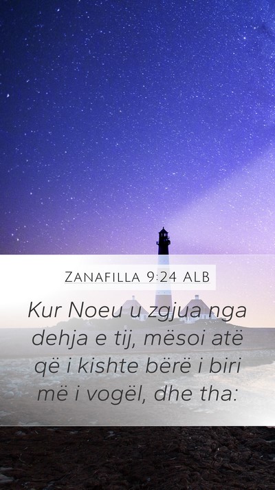 Zanafilla 9:24 ALB Bible Verse Image