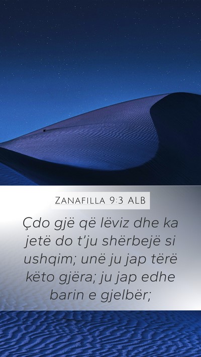 Zanafilla 9:3 ALB Bible Verse Image