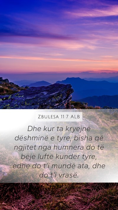Zbulesa 11:7 ALB Bible Verse Image