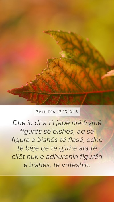 Zbulesa 13:15 ALB Bible Verse Image