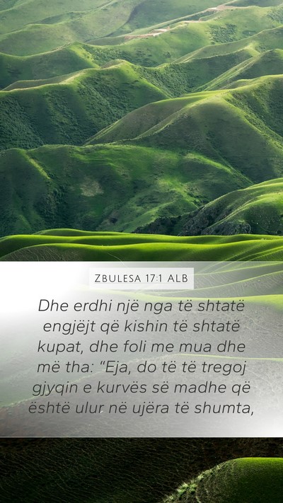 Zbulesa 17:1 ALB Bible Verse Image