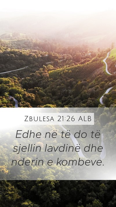 Zbulesa 21:26 ALB Bible Verse Image