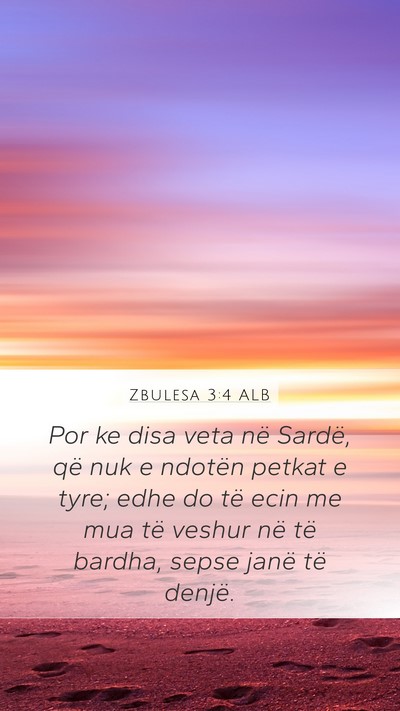 Zbulesa 3:4 ALB Bible Verse Image