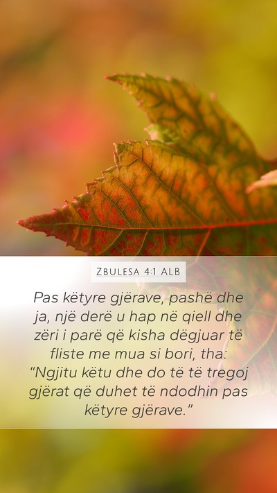 Zbulesa 4:1 ALB Bible Verse Image