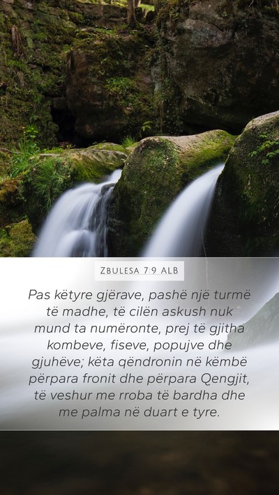 Zbulesa 7:9 ALB Bible Verse Image