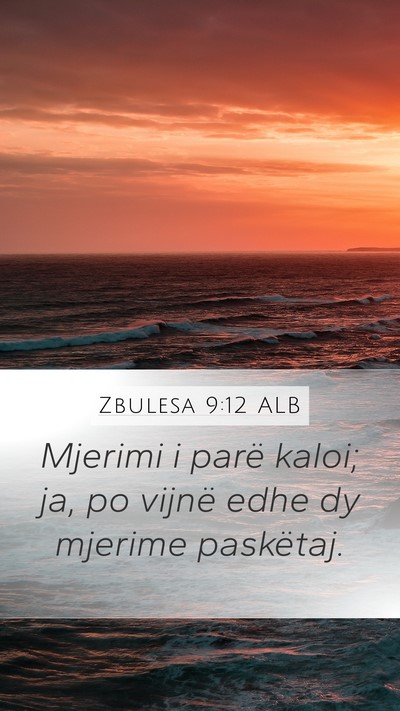 Zbulesa 9:12 ALB Bible Verse Image